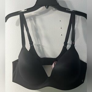 Victoria's Secret Black Women's Bra - lined semi demi